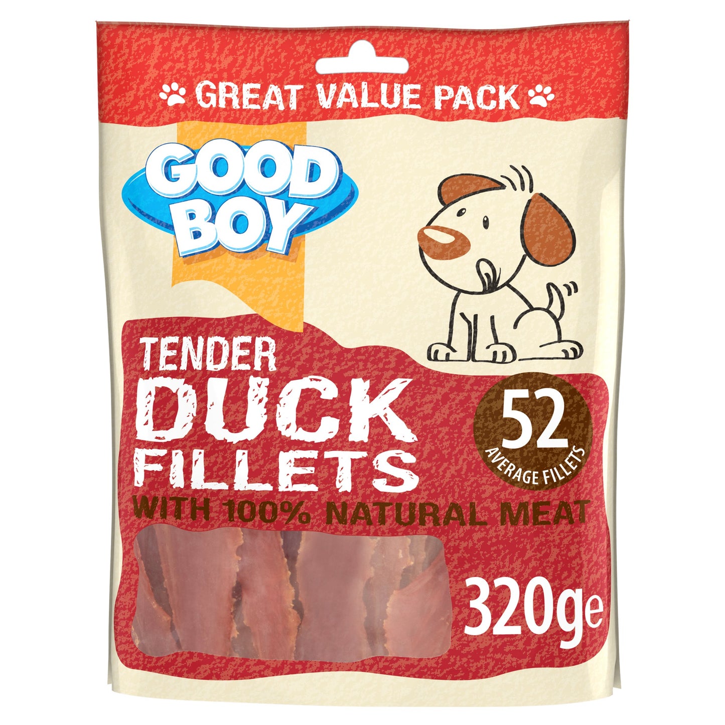 Good Boy Dog Duck Fillets 320g