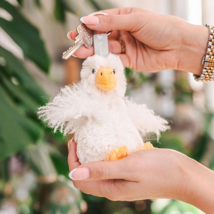 Wrendale Pearl Goose Plush Keyring