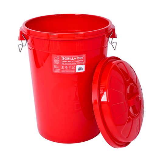 Gorilla Bin 30L Red