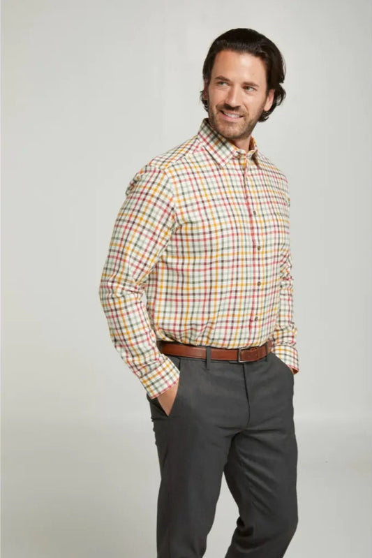 Double Two Tattersal Check Shirt
