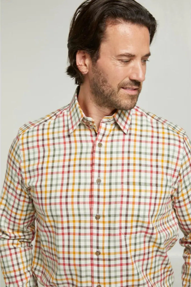 Double Two Tattersal Check Shirt
