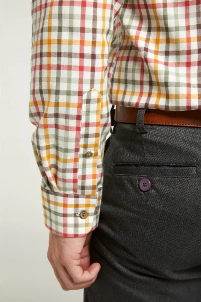 Double Two Tattersal Check Shirt
