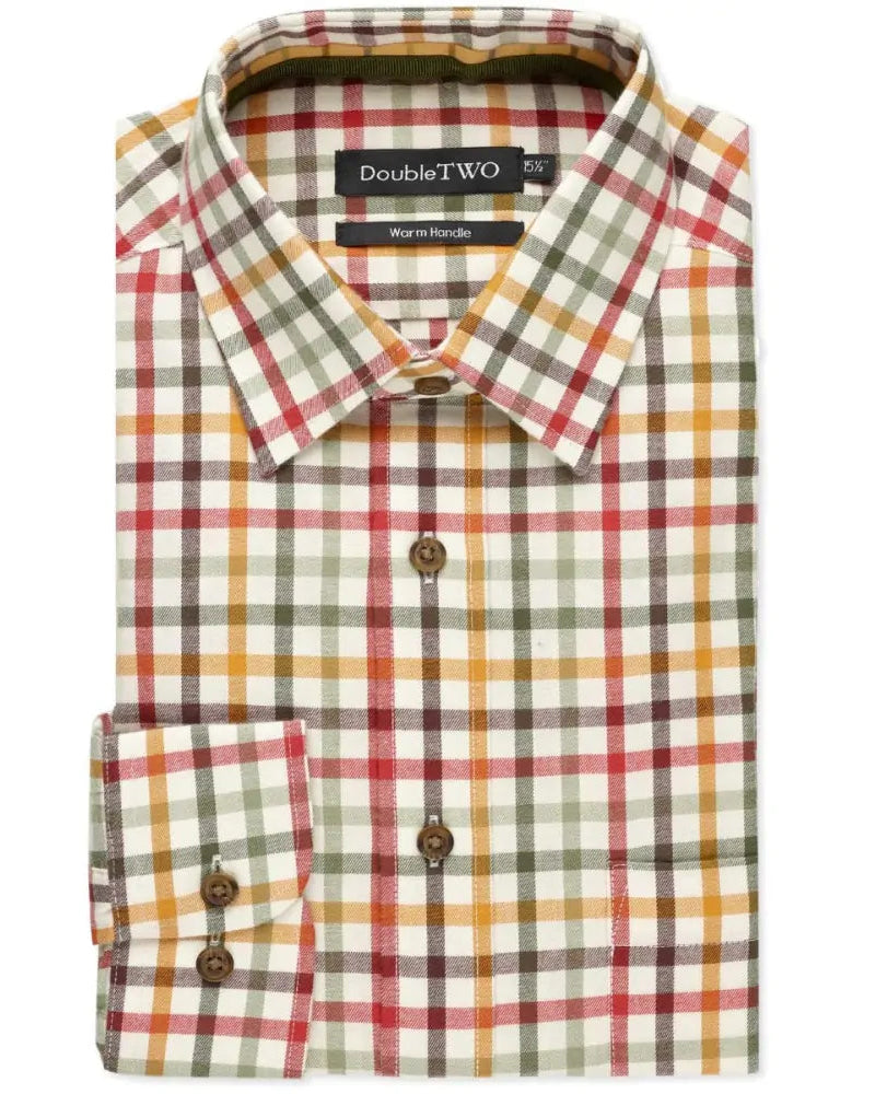 Double Two Tattersal Check Shirt