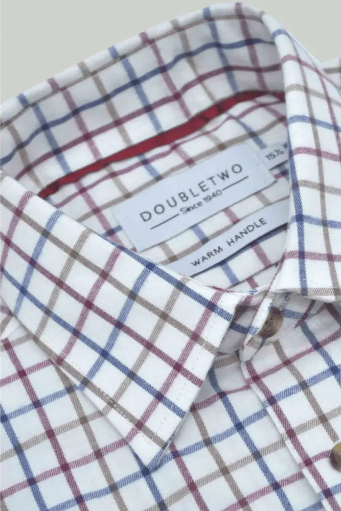 Double Two Tattersal Check Shirt