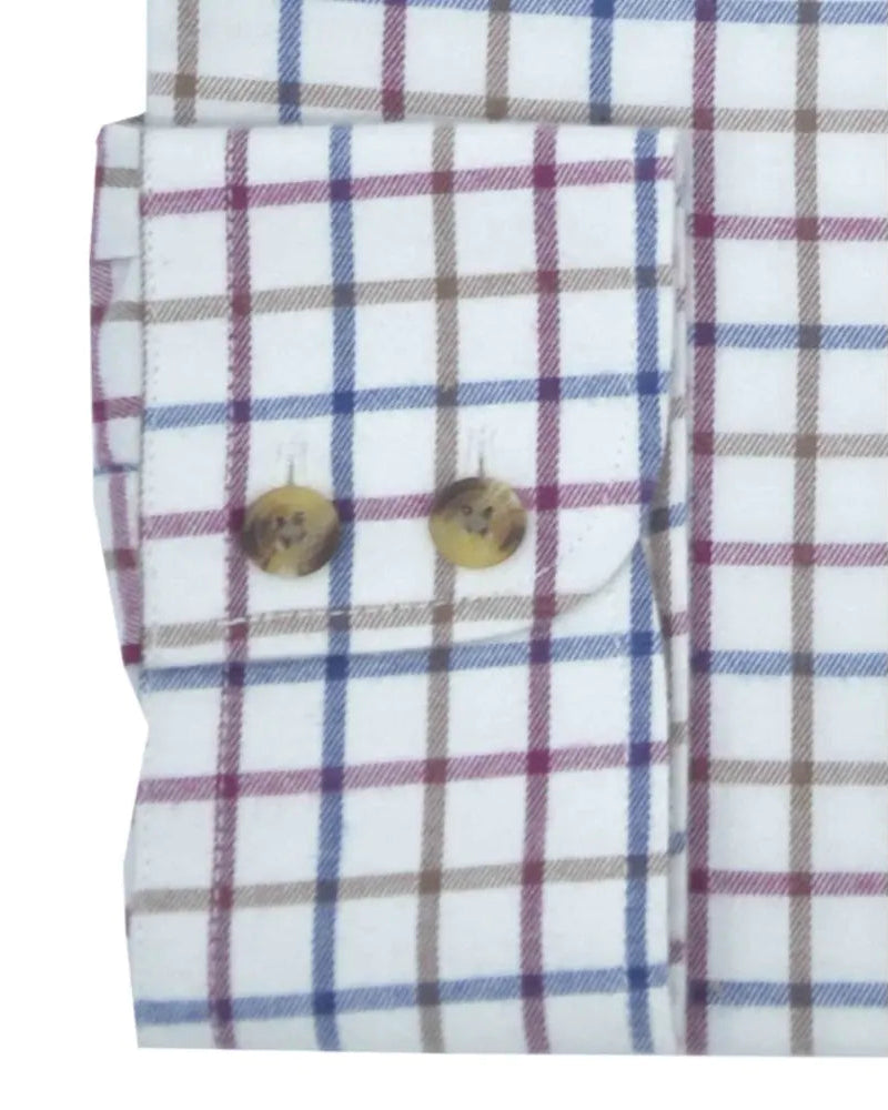 Double Two Tattersal Check Shirt