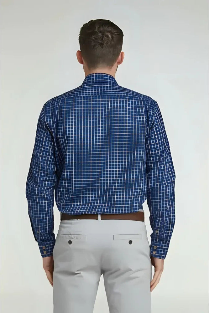 Double Two Tattersal Check Shirt