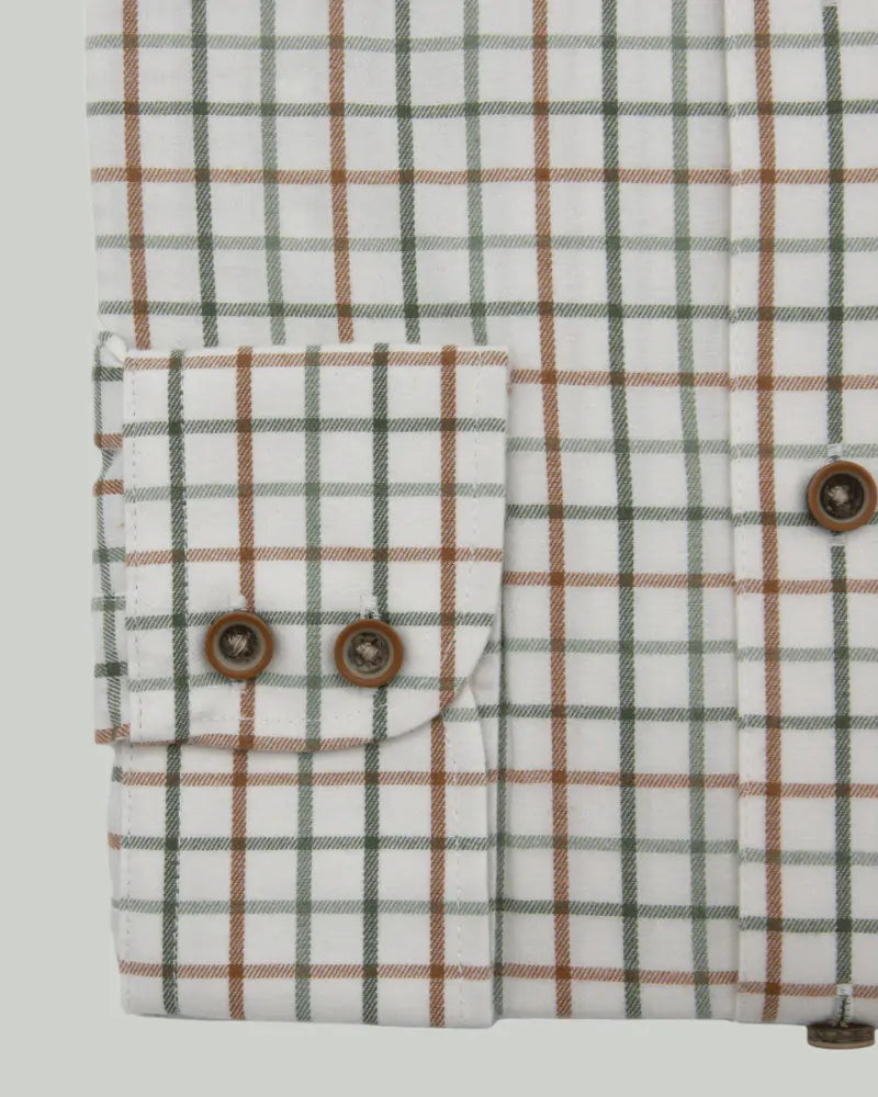 Double Two Tattersal Check Shirt