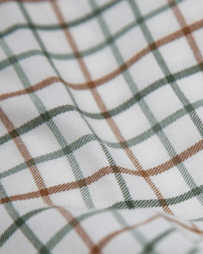 Double Two Tattersal Check Shirt