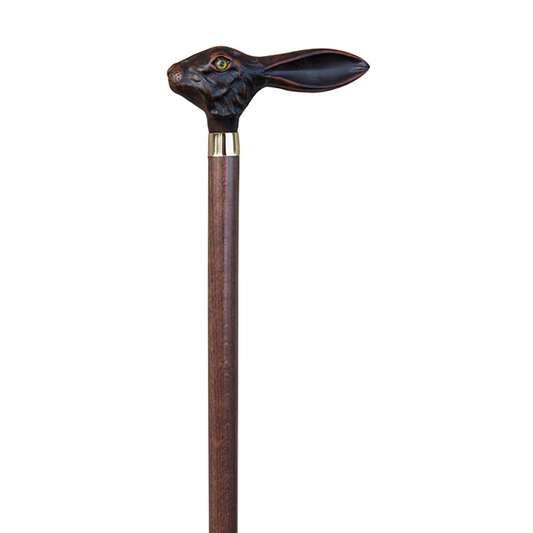 Classic Canes Hare on Hardwood Shaft Cane 92cm