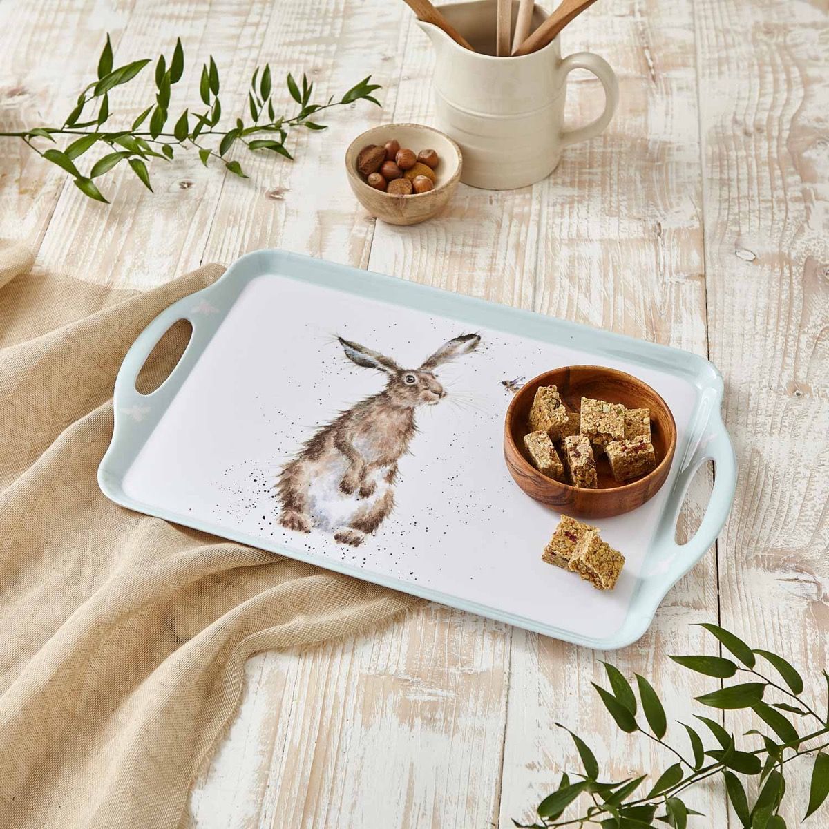Wrendale Hare & The Bee Tray