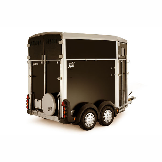 Ifor Williams HB506 Black Horse Box and Right Front Ramp