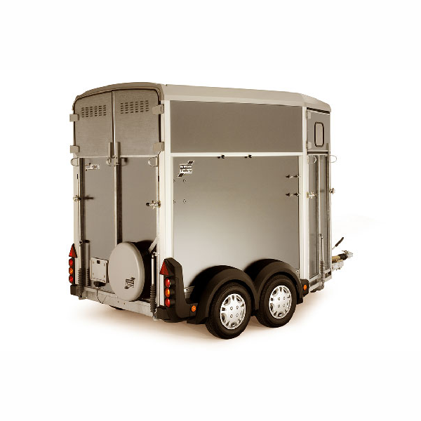 Ifor Williams HB506 Silver Horse Box and Right Front Ramp