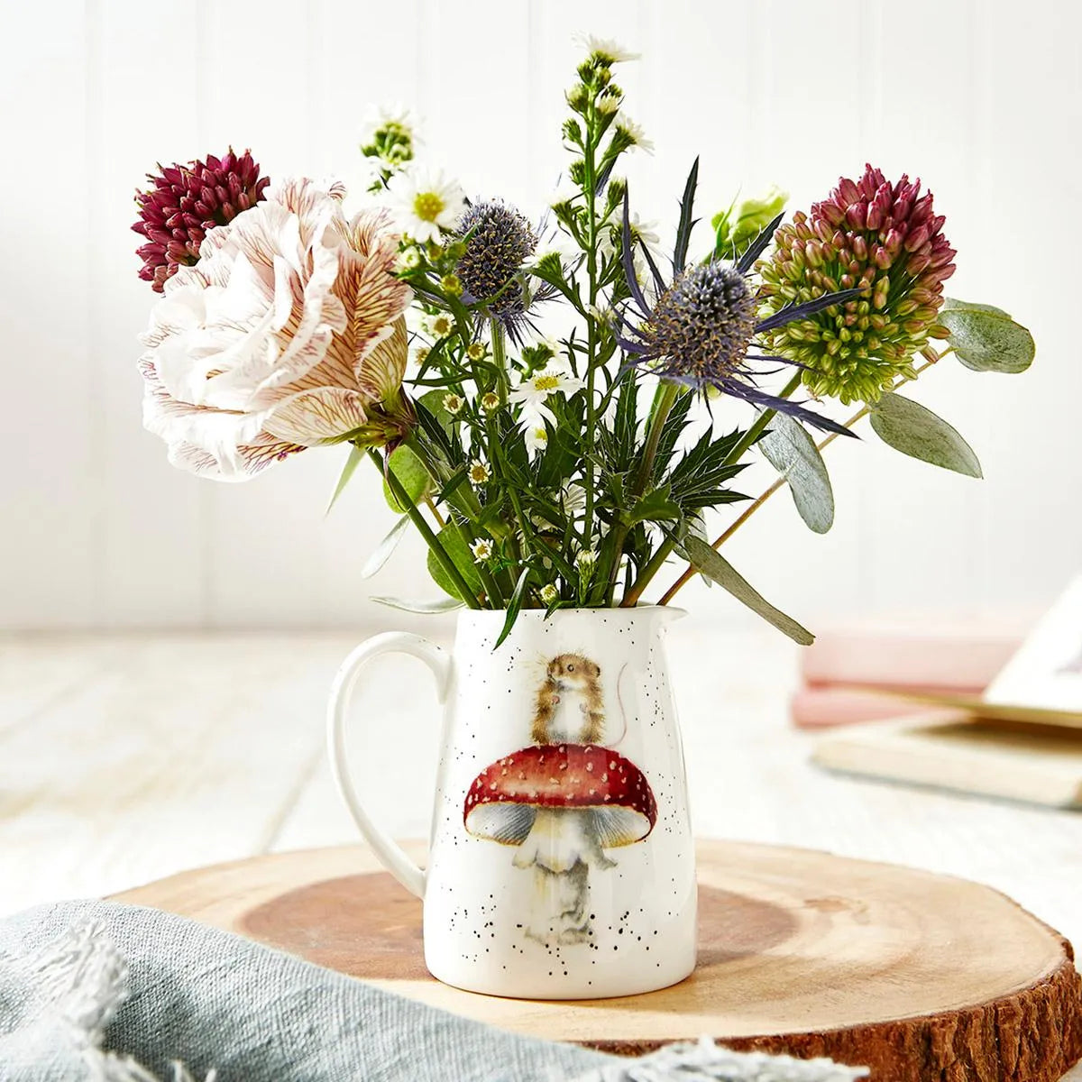 Wrendale He’s a Fun-gi Posy Mouse Jug