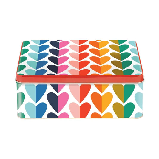 Kate Rhees Heart Design Biscuit Tin