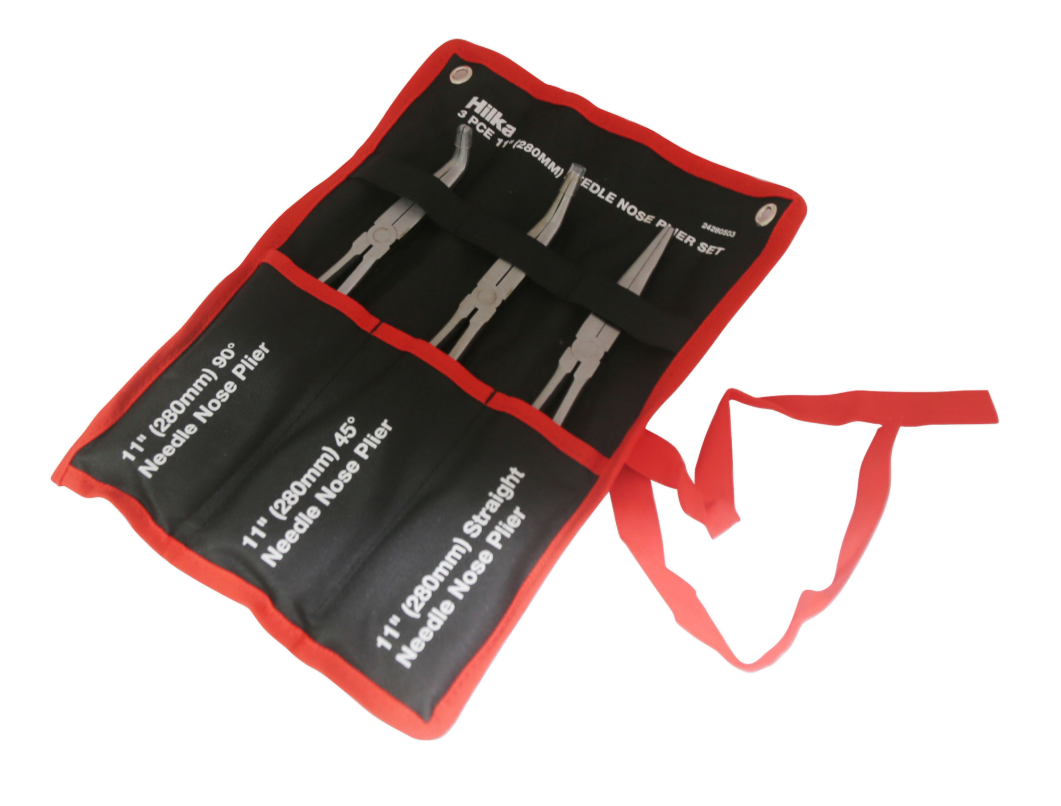 Hilka 3 Piece 11" Needle Nose Plier Set