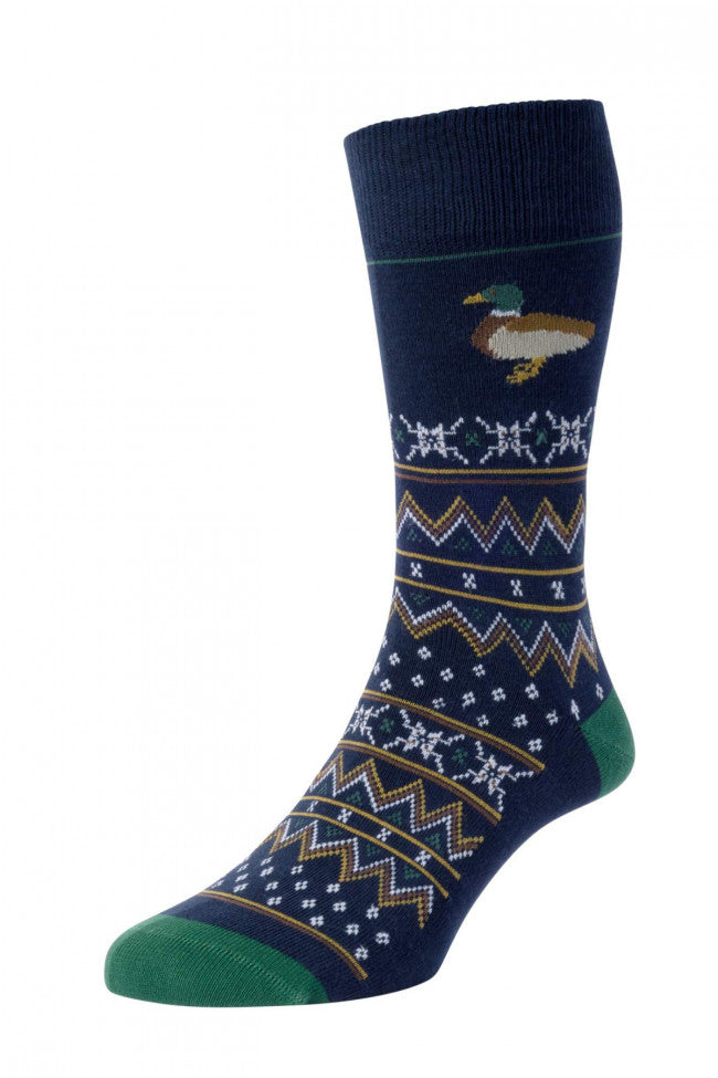 HJ Hall HJ45 Country Animal Fairisle Socks