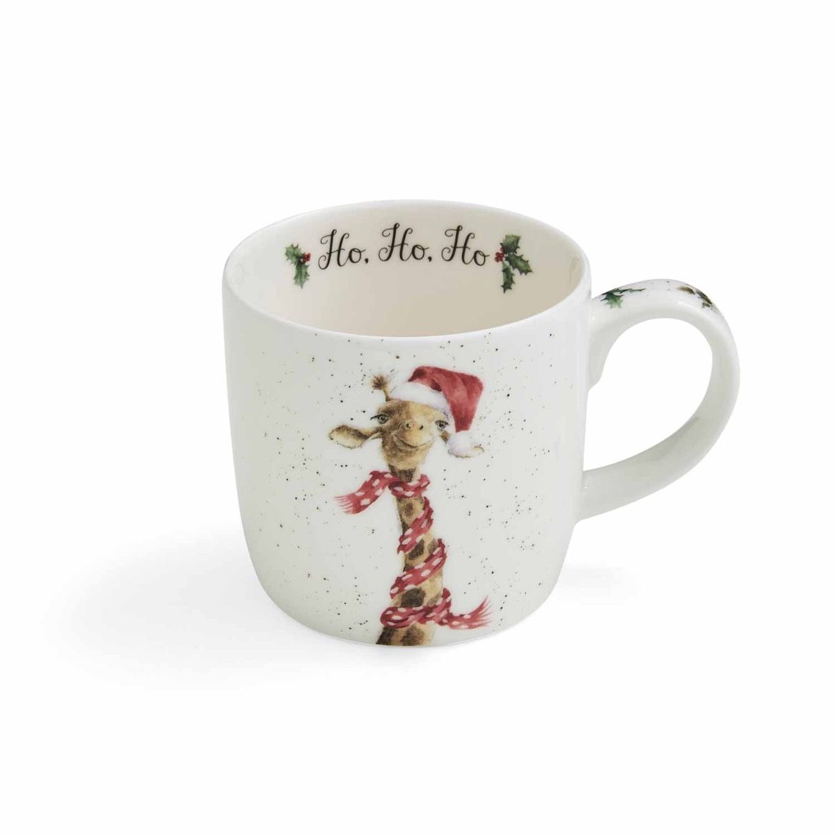 Wrendale Ho Ho Ho Giraffe Christmas Mug
