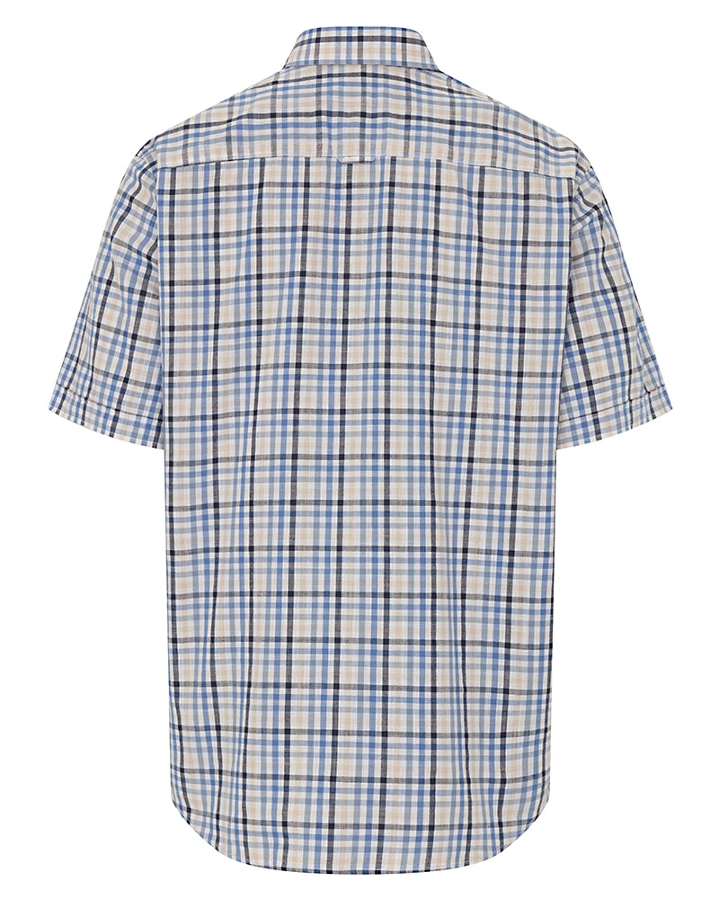 Hoggs Aberdour Short Sleeve Checked Shirt