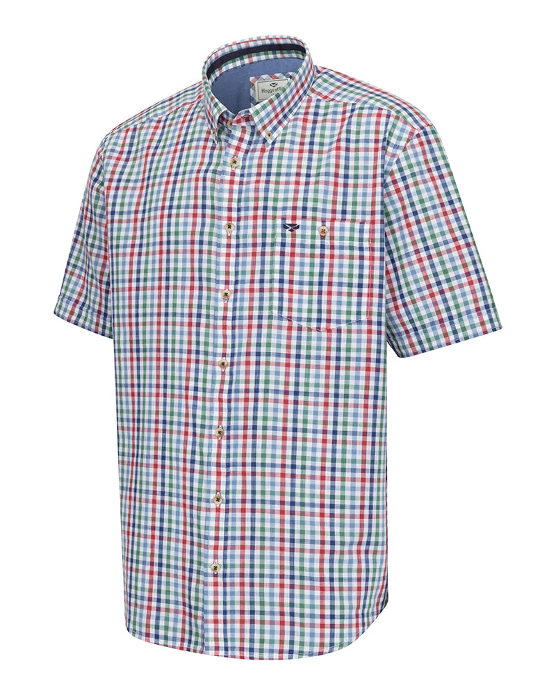 Hoggs Aberdour Short Sleeve Checked Shirt