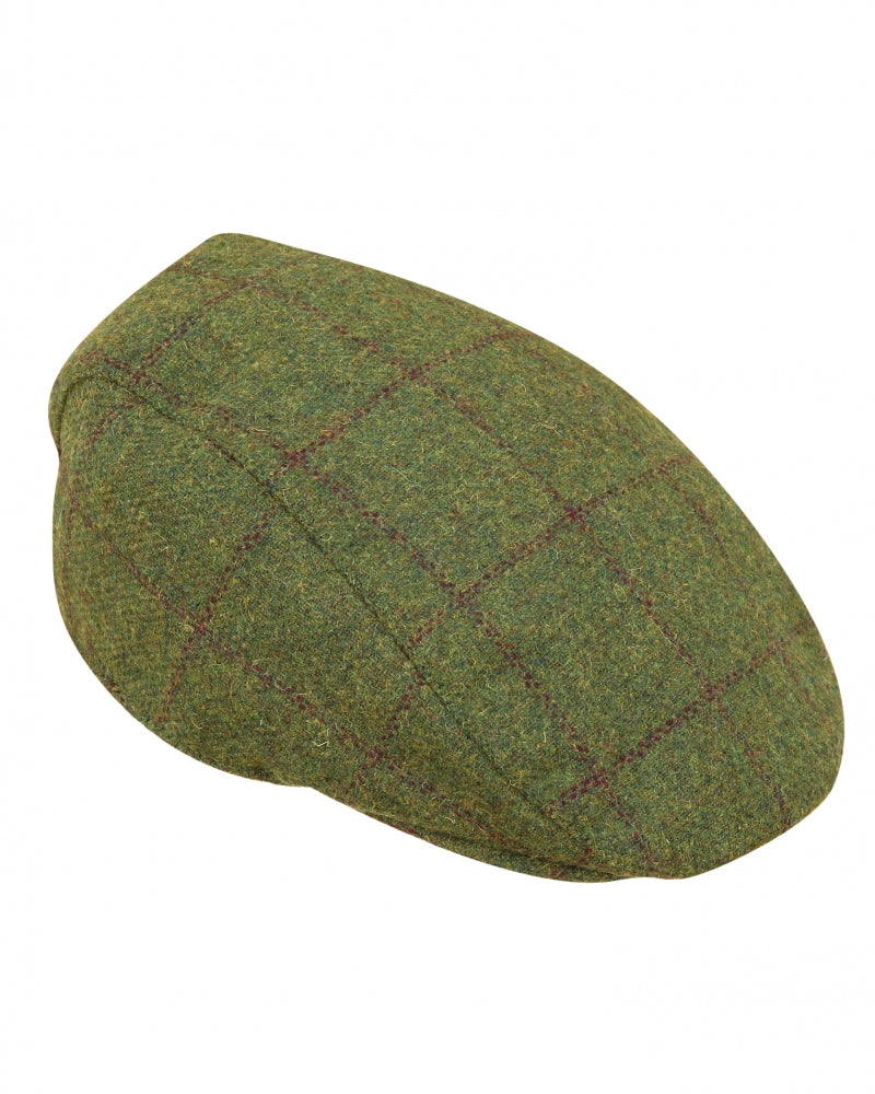 Hoggs Windowpane Waterproof Tweed Cap