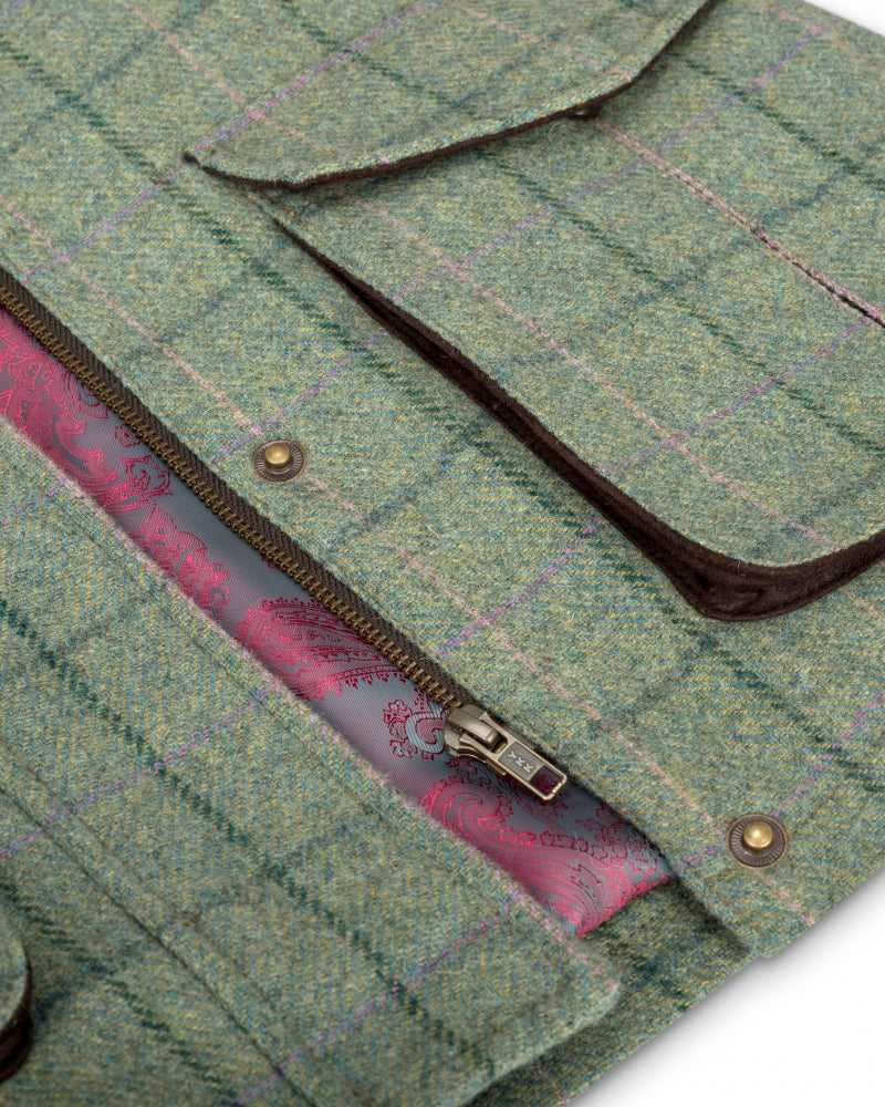 Hoggs Roslin Womens Technical Tweed Field Coat