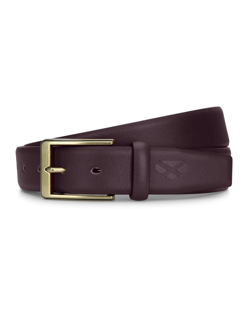 Hoggs Feather Edge Leather 35mm Belt