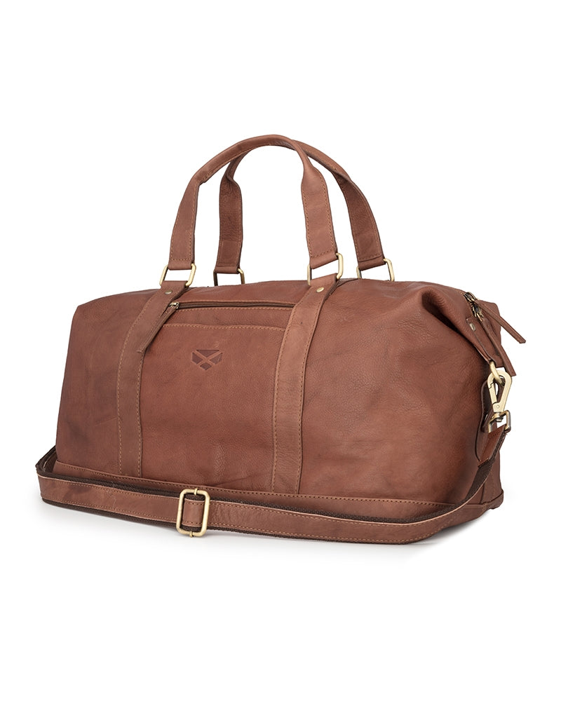 Hoggs Monarch Leather Carryon Holdall