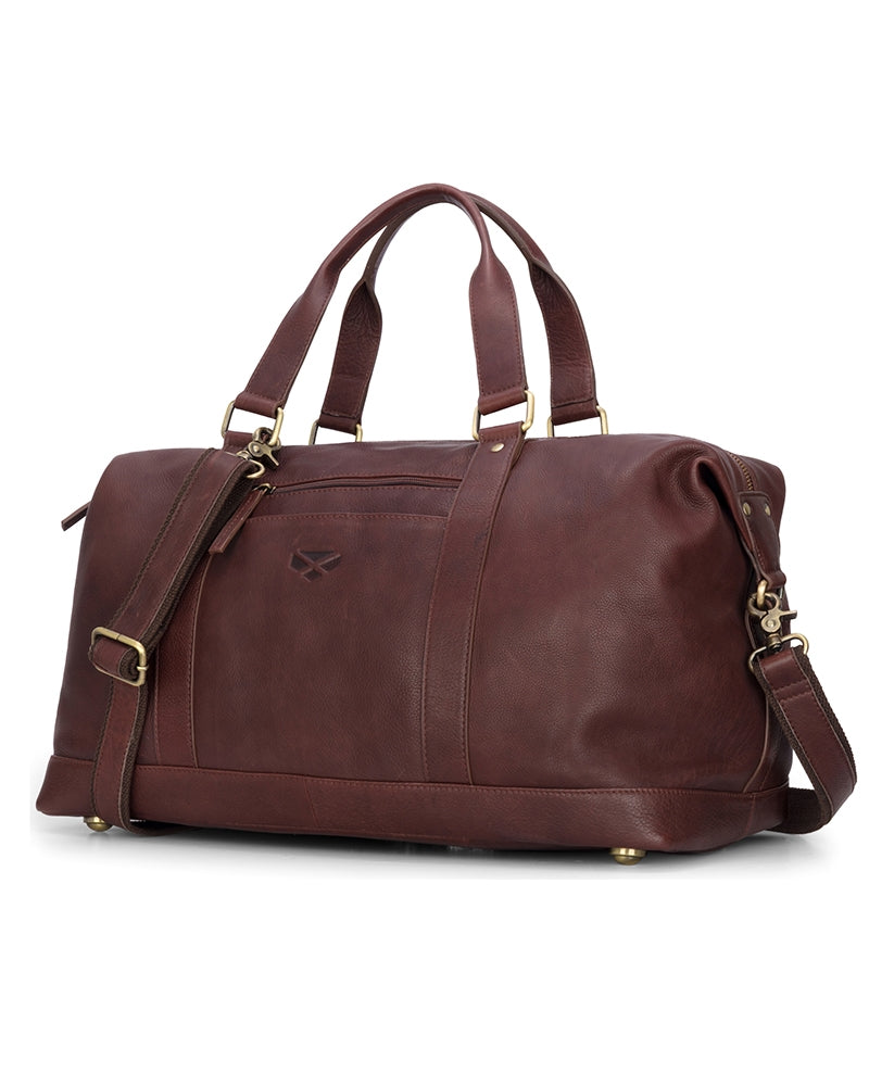 Hoggs Monarch Leather Carryon Holdall