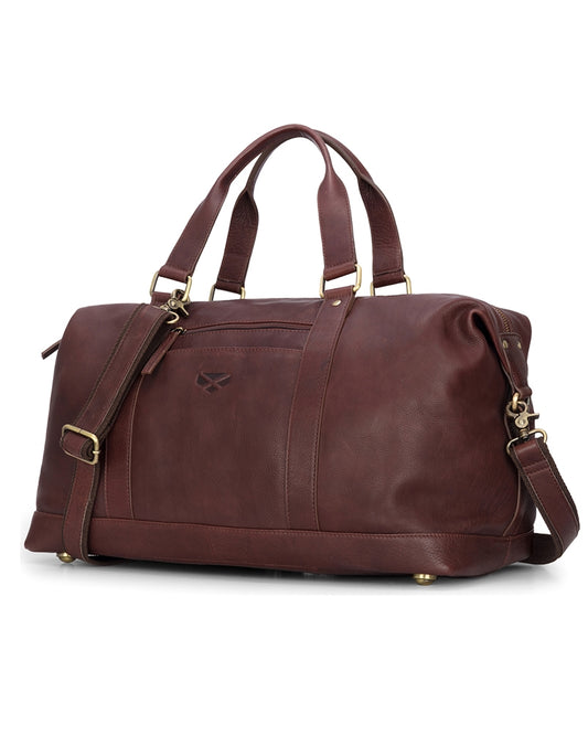 Hoggs Monarch Leather Carryon Holdall