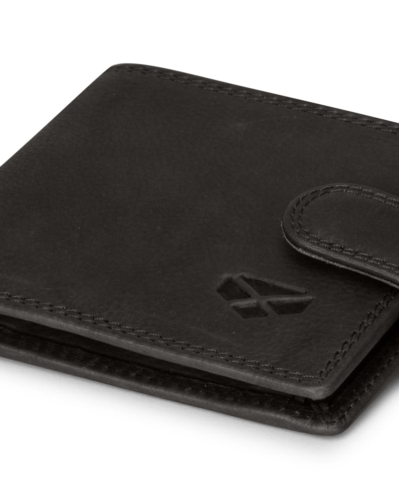 Hoggs Monarch Leather Coin Wallet with Tab