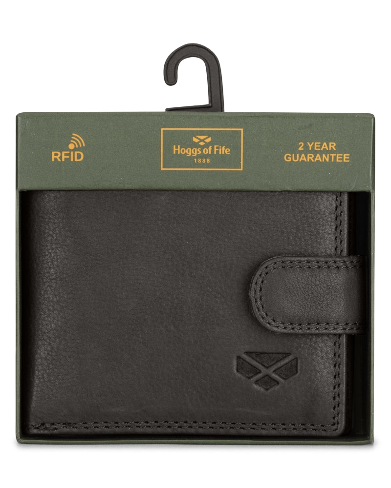 Hoggs Monarch Leather Coin Wallet with Tab