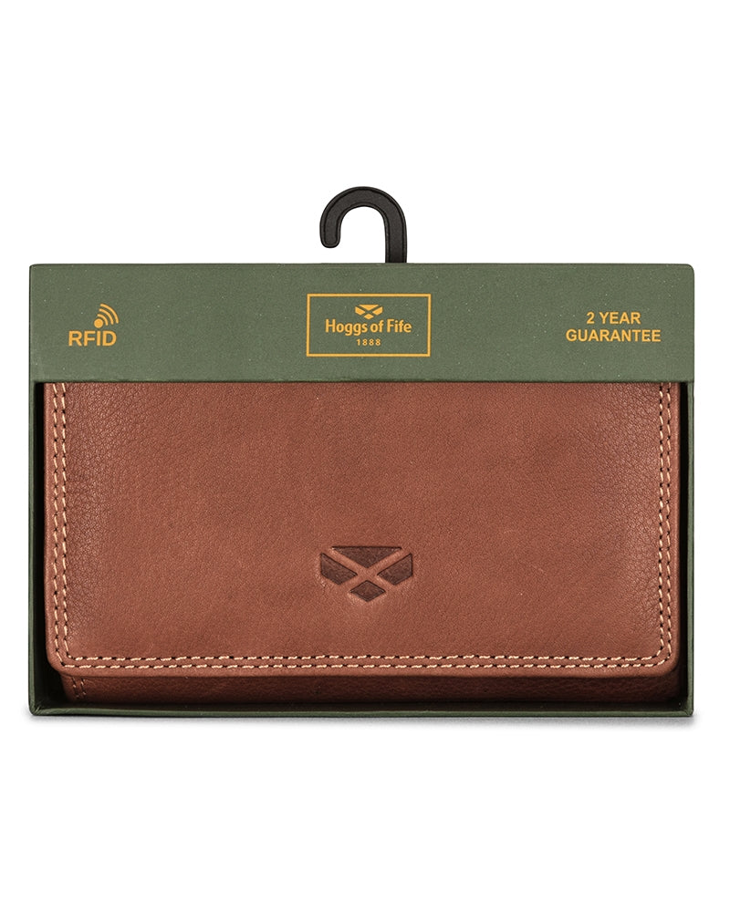 Hoggs Monarch Leather Bi-Fold Purse 16cm