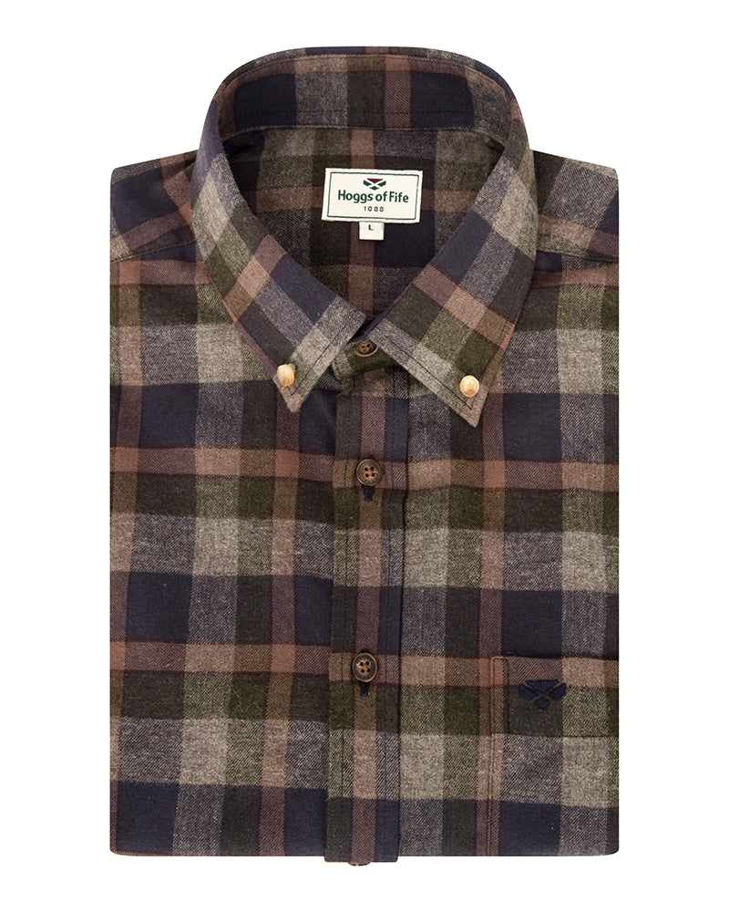 Hoggs Kirkwall Brushed Flannel Check Shirt