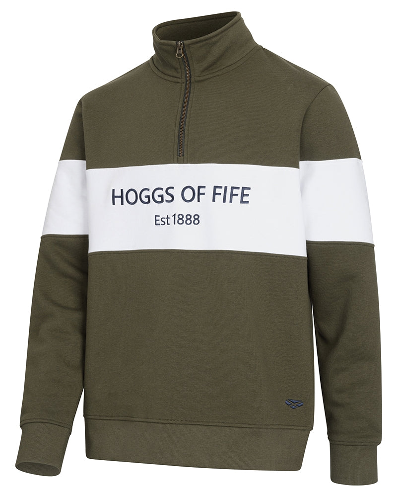 Hoggs Dumfries 1888 Gents 1/4 Zip Sweatshirt