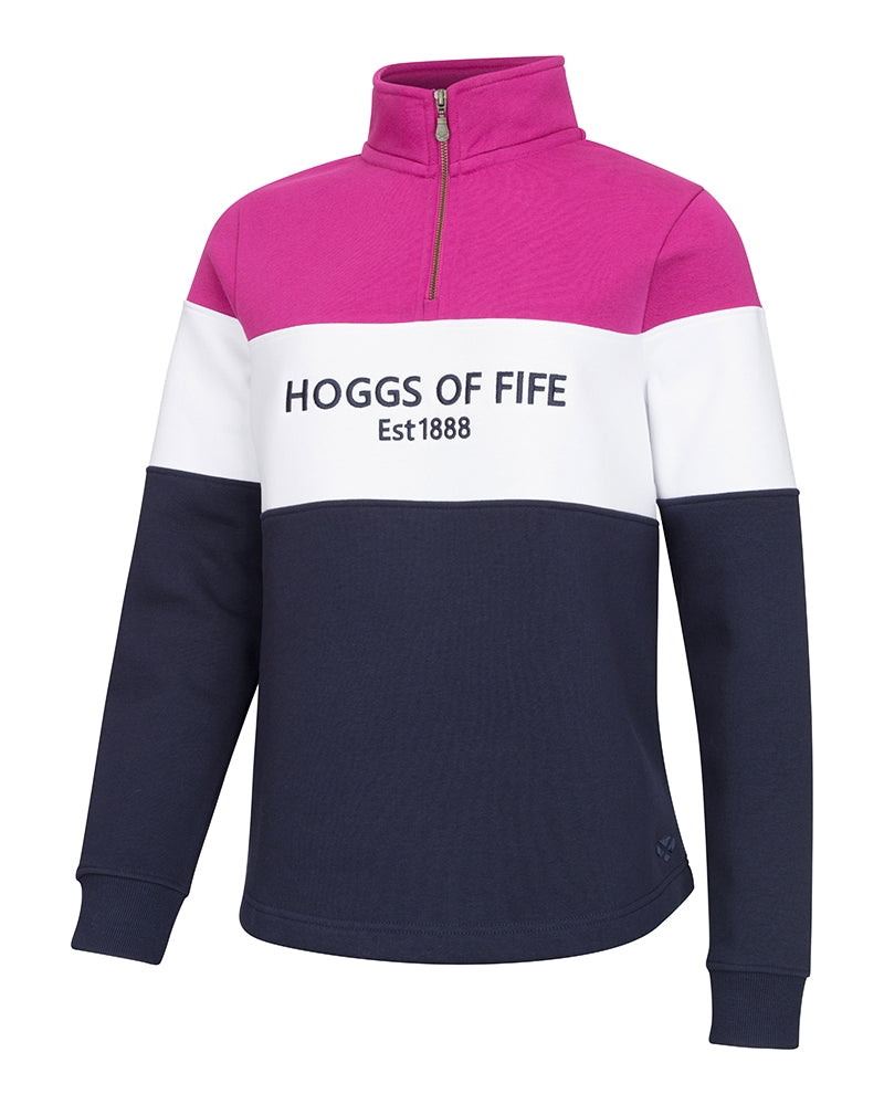 Hoggs Womens Dumfries 1888 1/4 Zip Sweatshirt