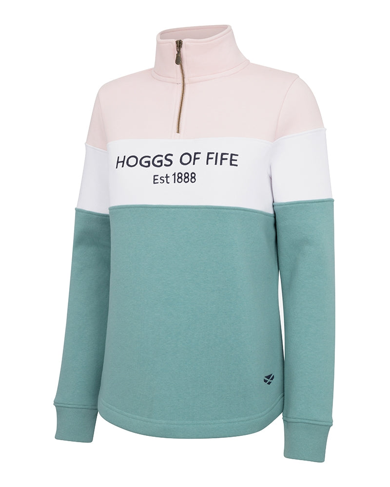 Hoggs Womens Dumfries 1888 1/4 Zip Sweatshirt