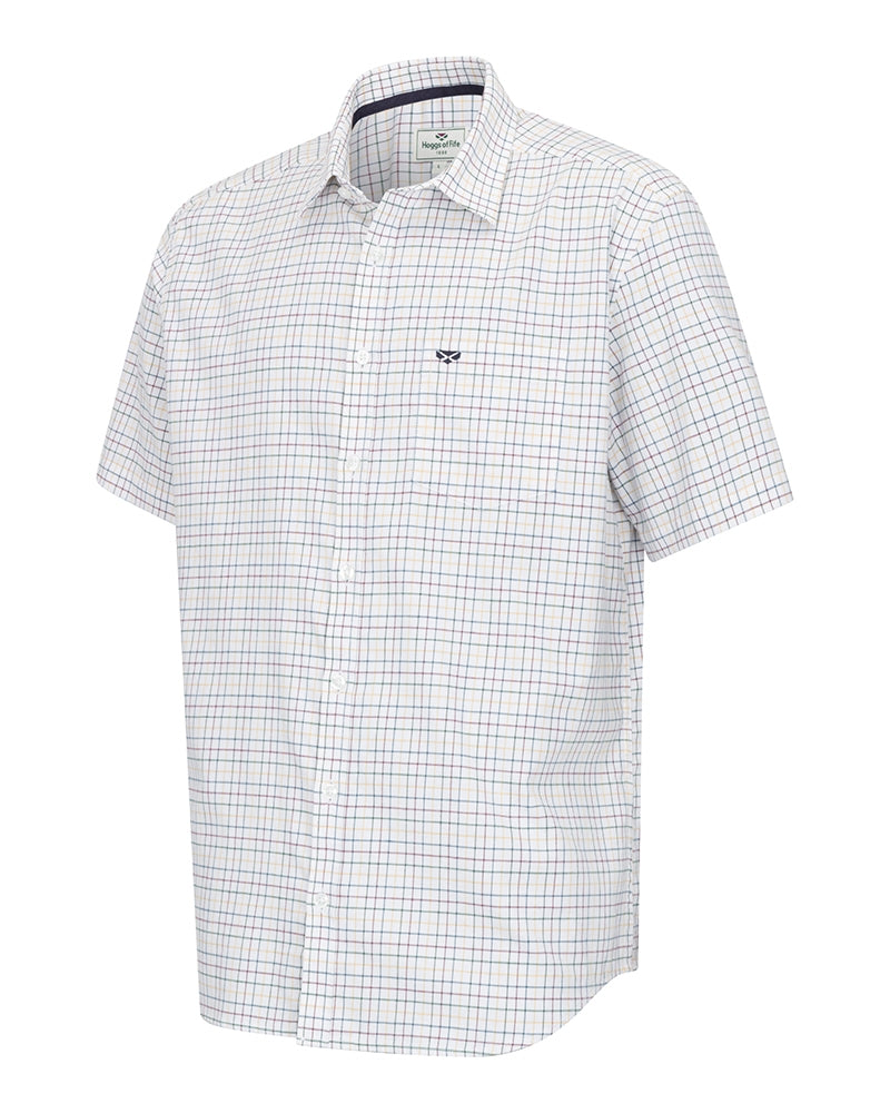 Hoggs Callum Short Sleeve Tattersall Shirt