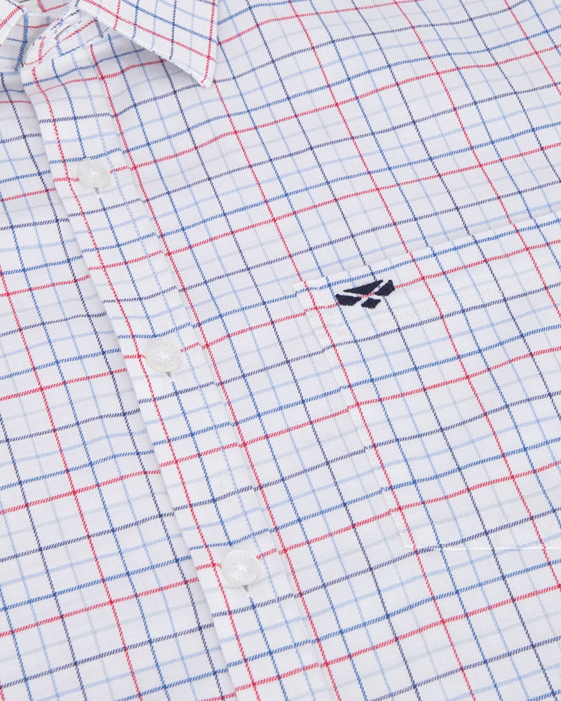 Hoggs Callum Short Sleeve Tattersall Shirt