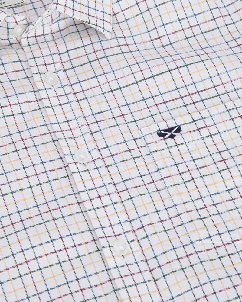 Hoggs Callum Short Sleeve Tattersall Shirt