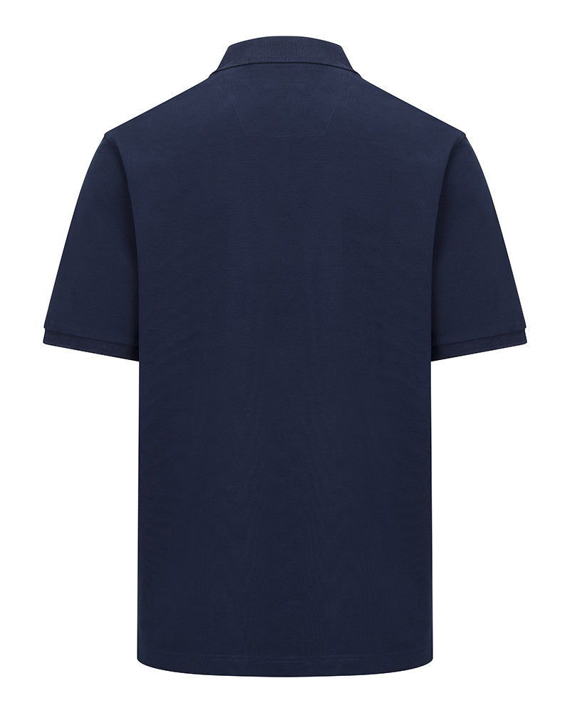 Hoggs Stewart Block Pique Polo Shirt