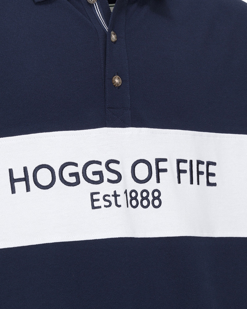 Hoggs Stewart Block Pique Polo Shirt