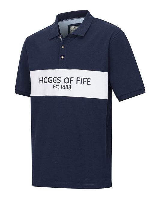 Hoggs Stewart Block Pique Polo Shirt