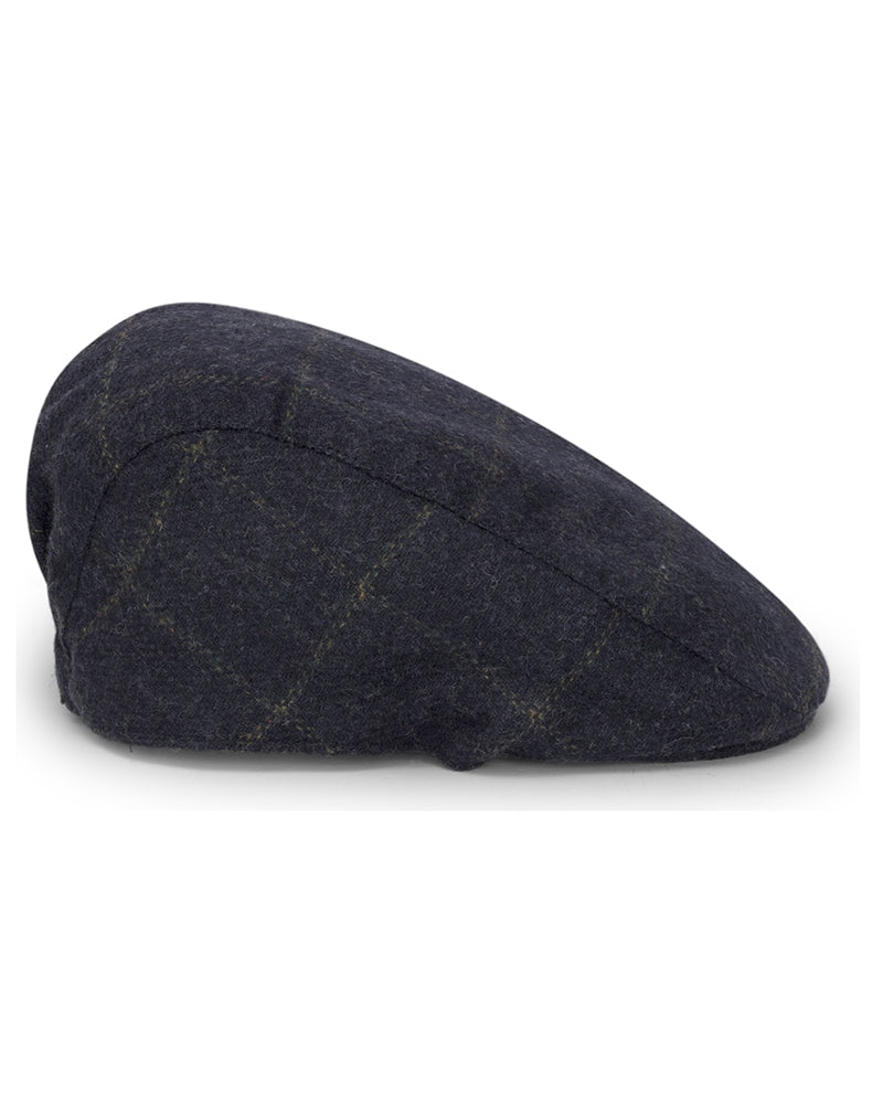 Hoggs Windowpane Waterproof Tweed Cap