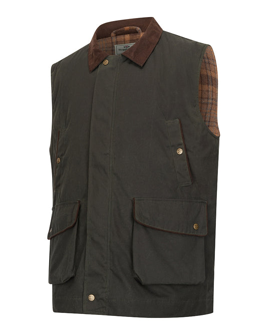 Hoggs Maxton Padded Waxed Waistcoat