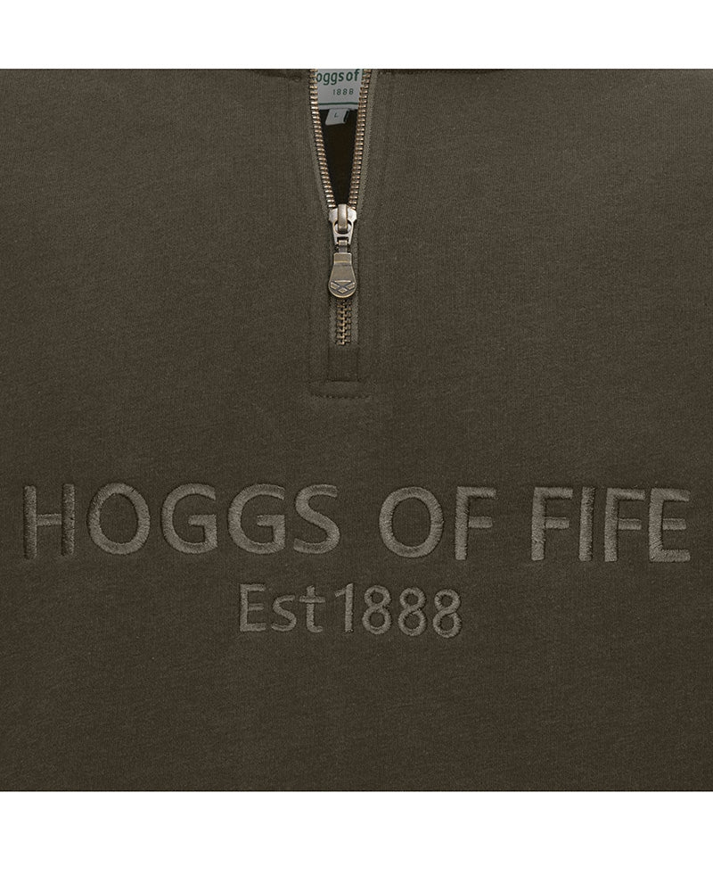 Hoggs Galloway 1888 Plain 1/4 Zip Sweatshirt