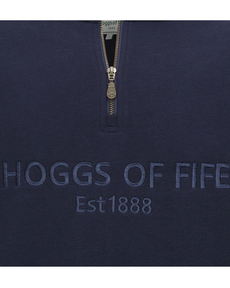 Hoggs Galloway 1888 Plain 1/4 Zip Sweatshirt