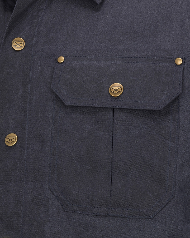 Hoggs Huntly Waxed Canvas Utility Overshirt