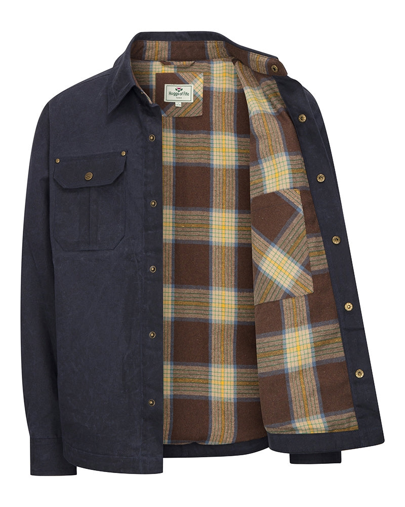 Hoggs Huntly Waxed Canvas Utility Overshirt