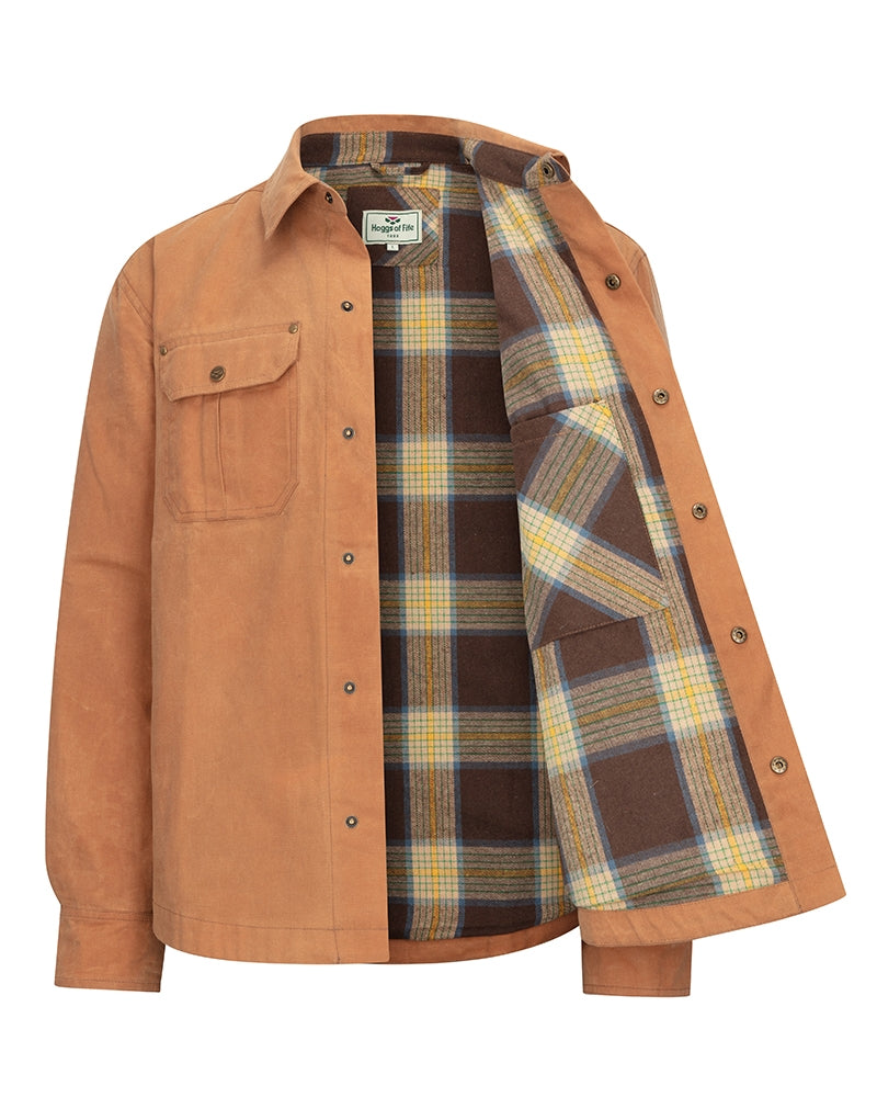 Hoggs Huntly Waxed Canvas Utility Overshirt