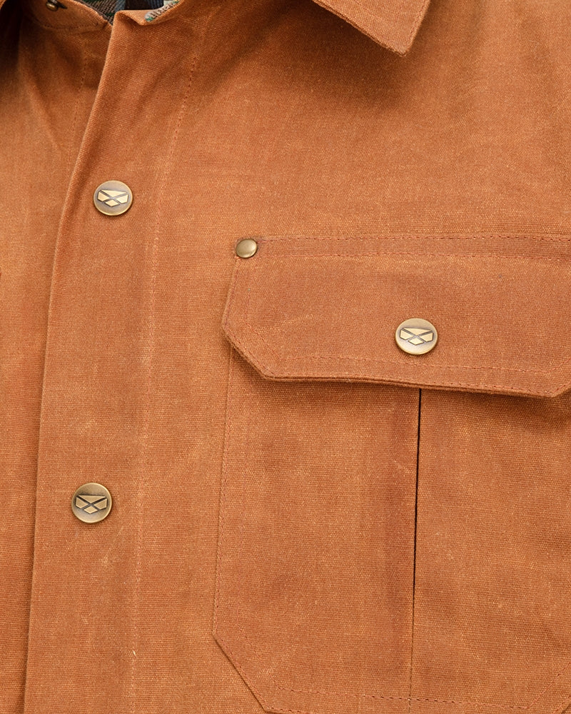 Hoggs Huntly Waxed Canvas Utility Overshirt
